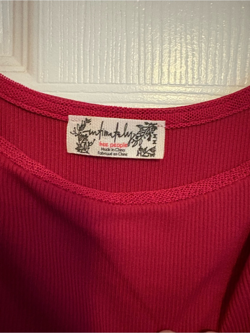 Free People Intimately Tank Top M - Deep Raspberry - Picture 4 of 5
